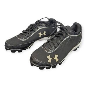 Under Armour Leadoff Low Baseball Cleats Black Men's Size 8.5 1229846-011